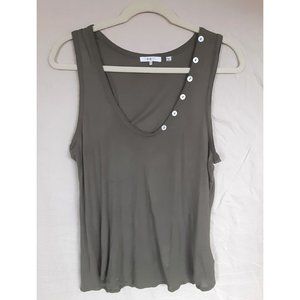 3-6-T  Women's Tee-shirt, color Khaki-green, 100% rayon, size Sm